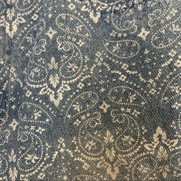 NEW Simple Society Womens Bandana Jeans Size 9/29 SUPER HIGH RISE Light Wash - Picture 2 of 7